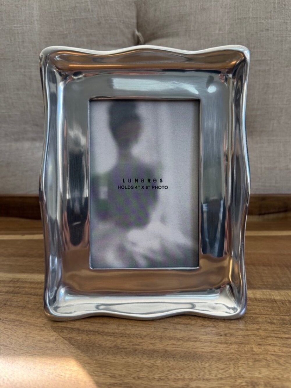 Lunares Claro iquid metal look 5" x 7" Photo Frame